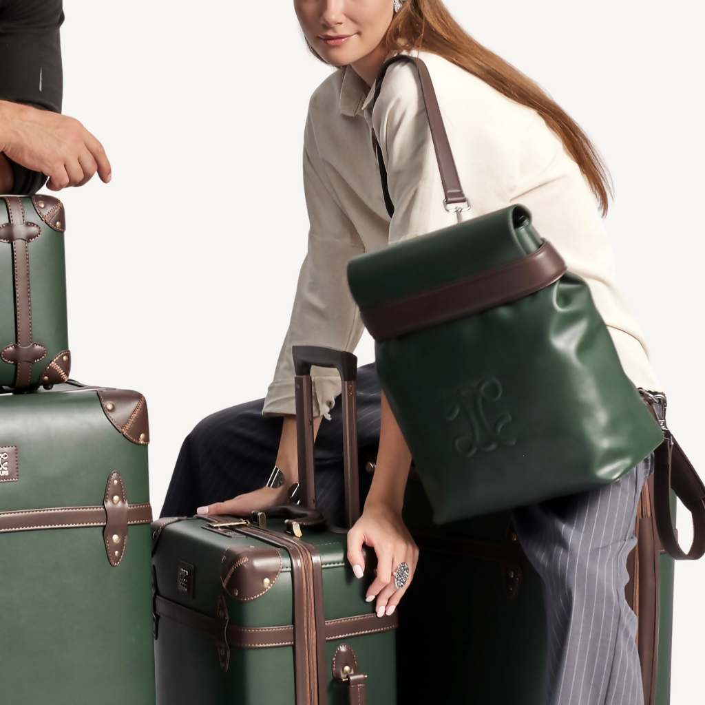 Caliber Dark Green Backpack