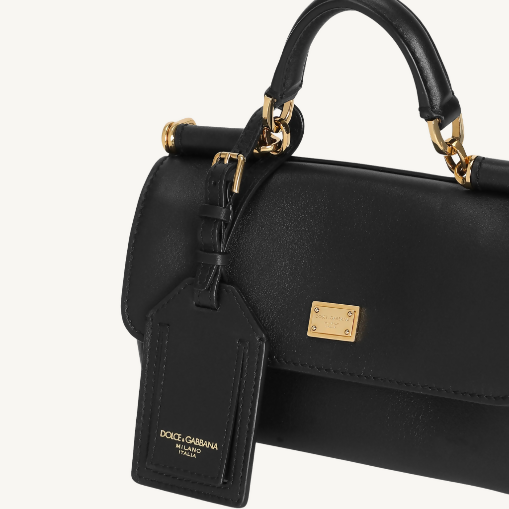 Mini My Sicily Handbag in Plongé Calfskin