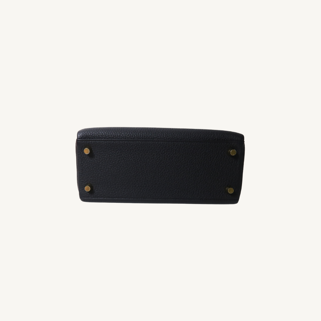 Hermès Kelly 25 Togo Noir GHW