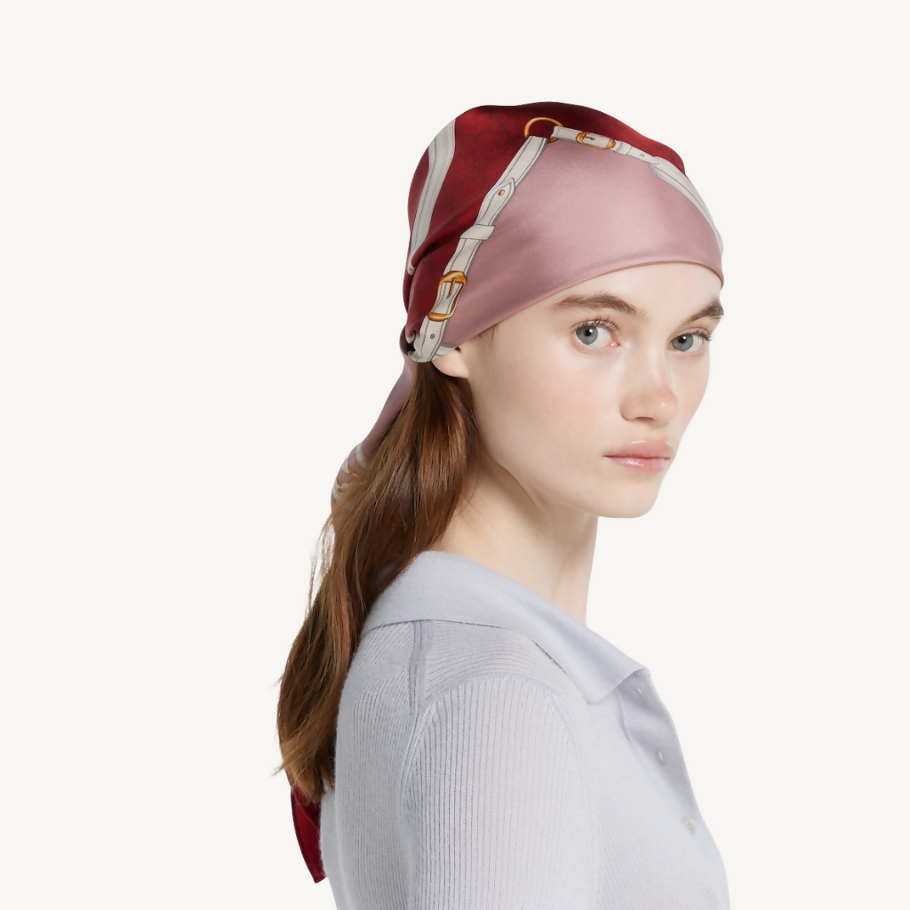 Printed Silk Twill Carré