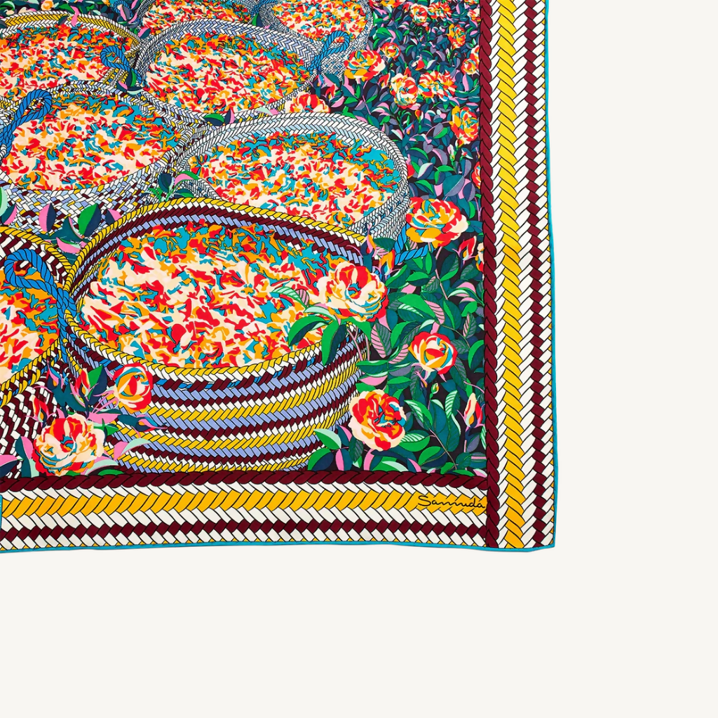 شال الطائف من الحرير