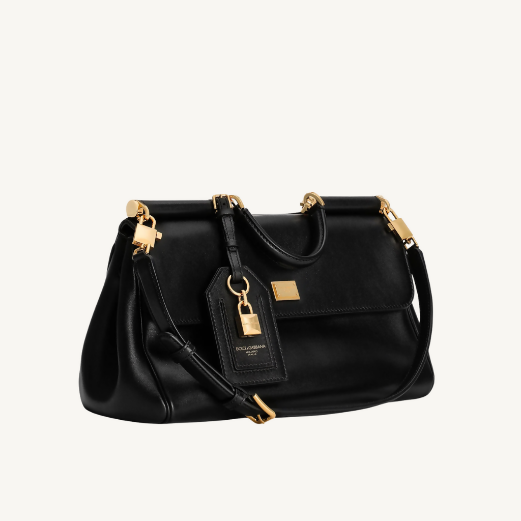 Medium My Sicily Handbag in Plongé Calfskin