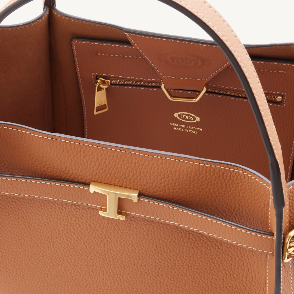 Shopping Bag in Leather Small