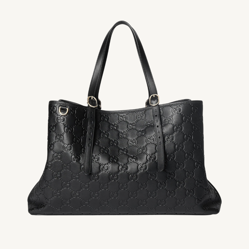 GG Emblem Large Tote Bag