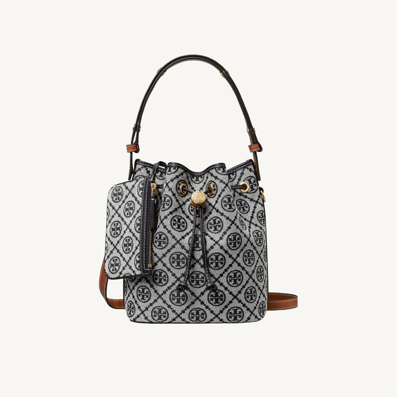T Monogram Bucket Bag