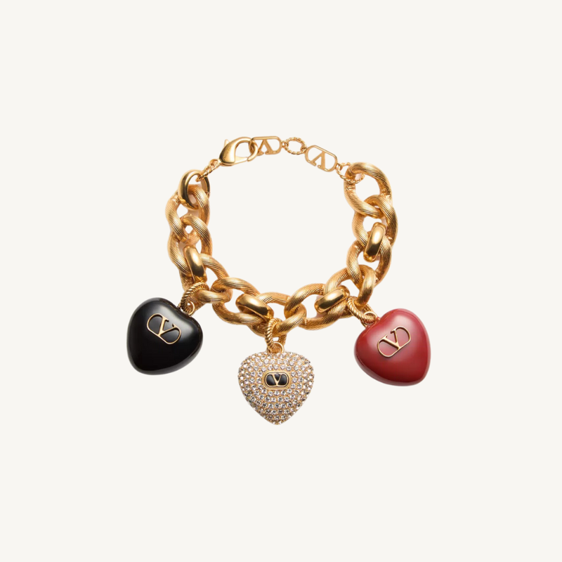 Coeur Royal Metal, Enamel & Swarovski® Crystal Bracelet
