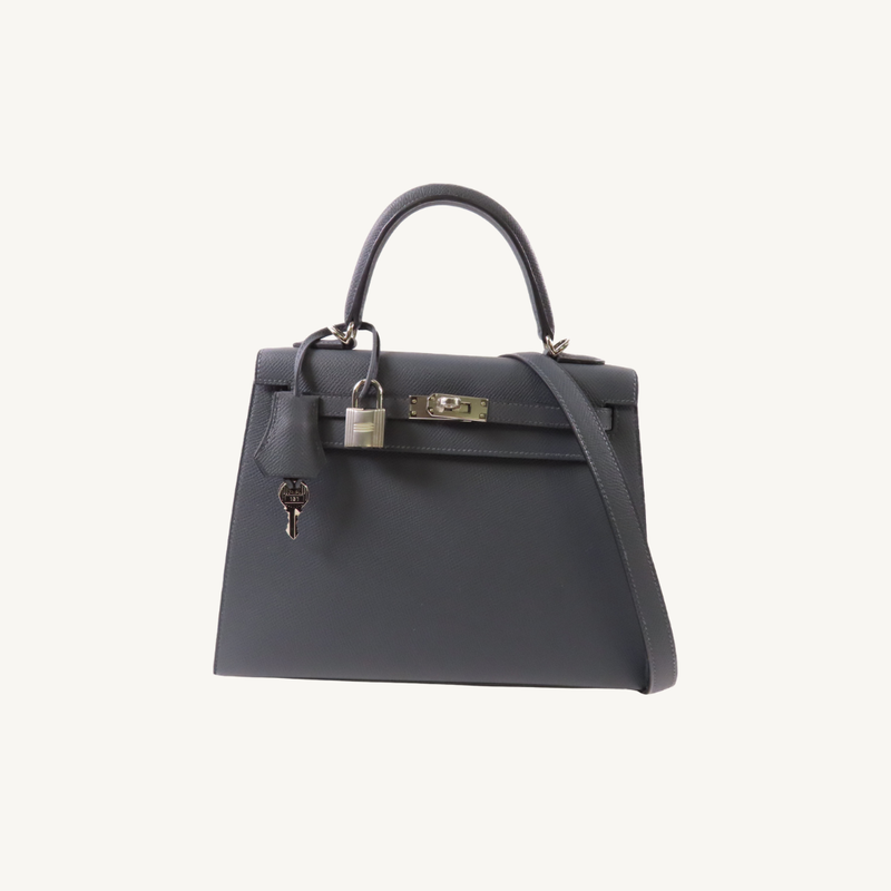 Kelly 25 Epsom Gris Misty PHW