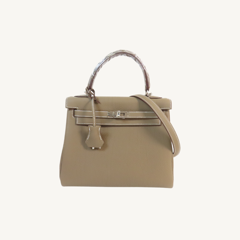 Kelly 25 Togo Etoupe PHW