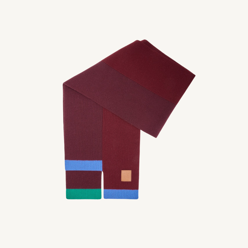 Asymmetric Scarf in Wool