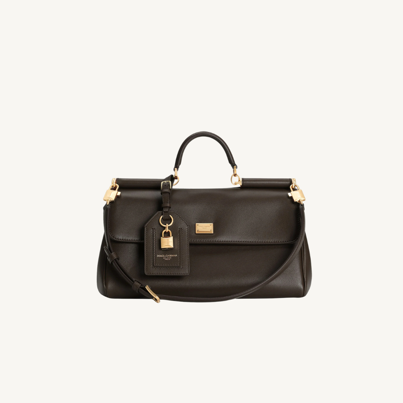 My Sicily Handbag in Plongé Lux Calfskin