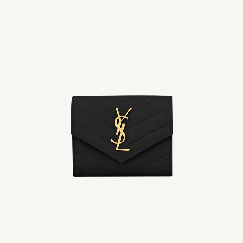 Cassandre Matelassé Compact Tri Fold Wallet