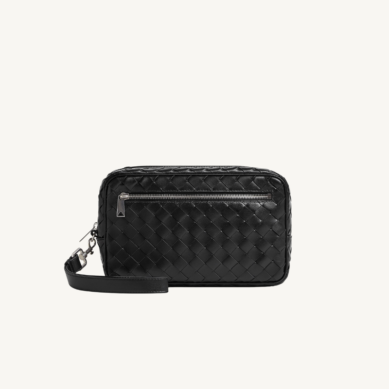 Intrecciato Pouch With Wristlet