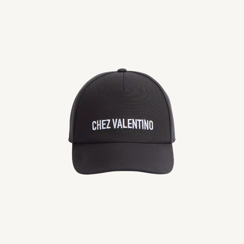 Chez Valentino Cotton Baseball Cap