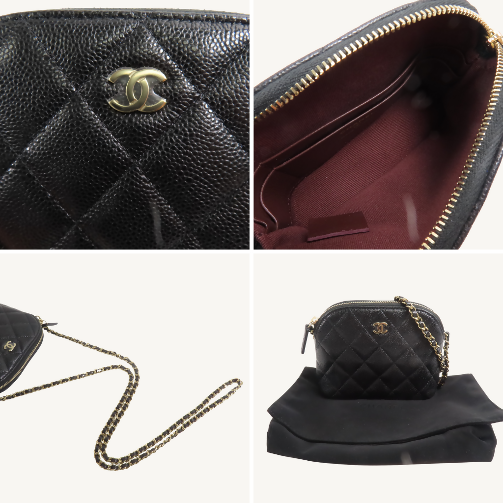 CC Dome Mini Zip Clutch