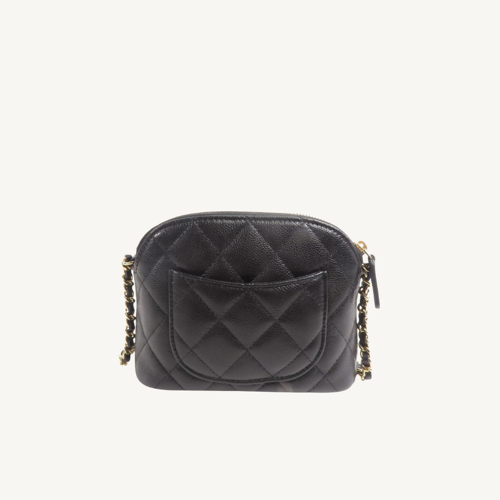 CC Dome Mini Zip Clutch