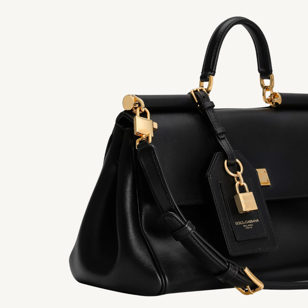 Medium My Sicily Handbag in Plongé Calfskin