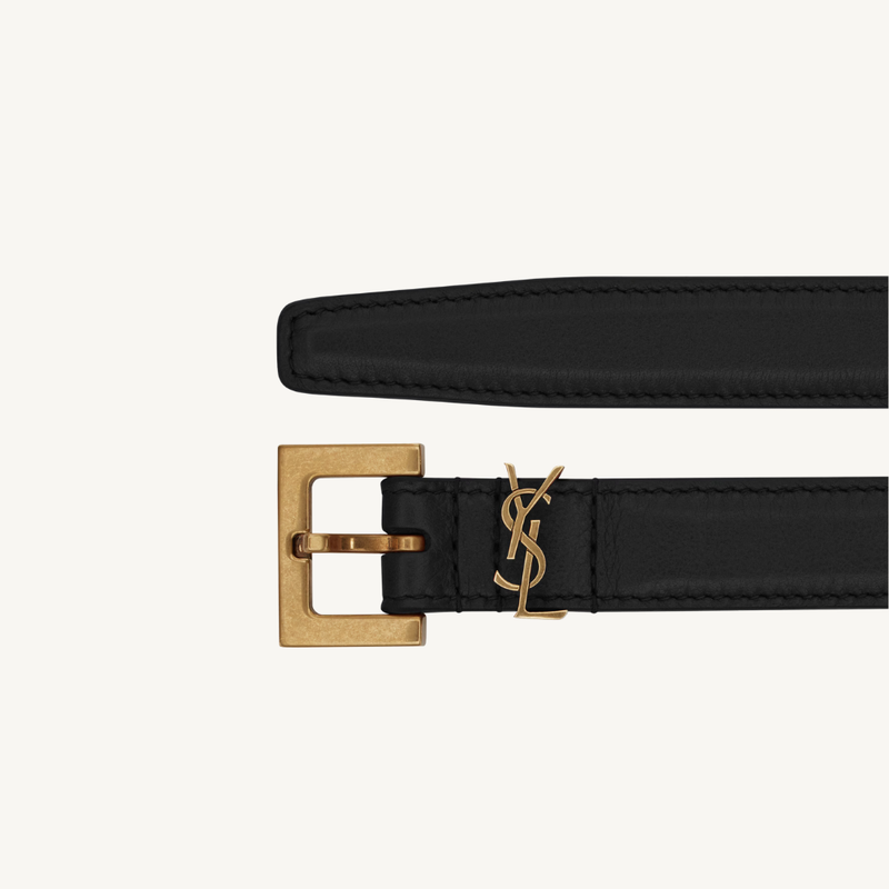 Cassandre Thin Belt with Square Buckle