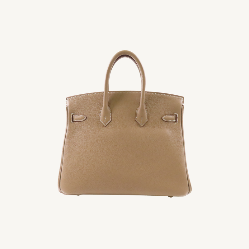 Birkin 25 Clemence Etoupe GHW