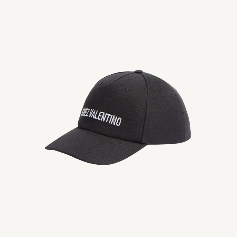 Chez Valentino Cotton Baseball Cap