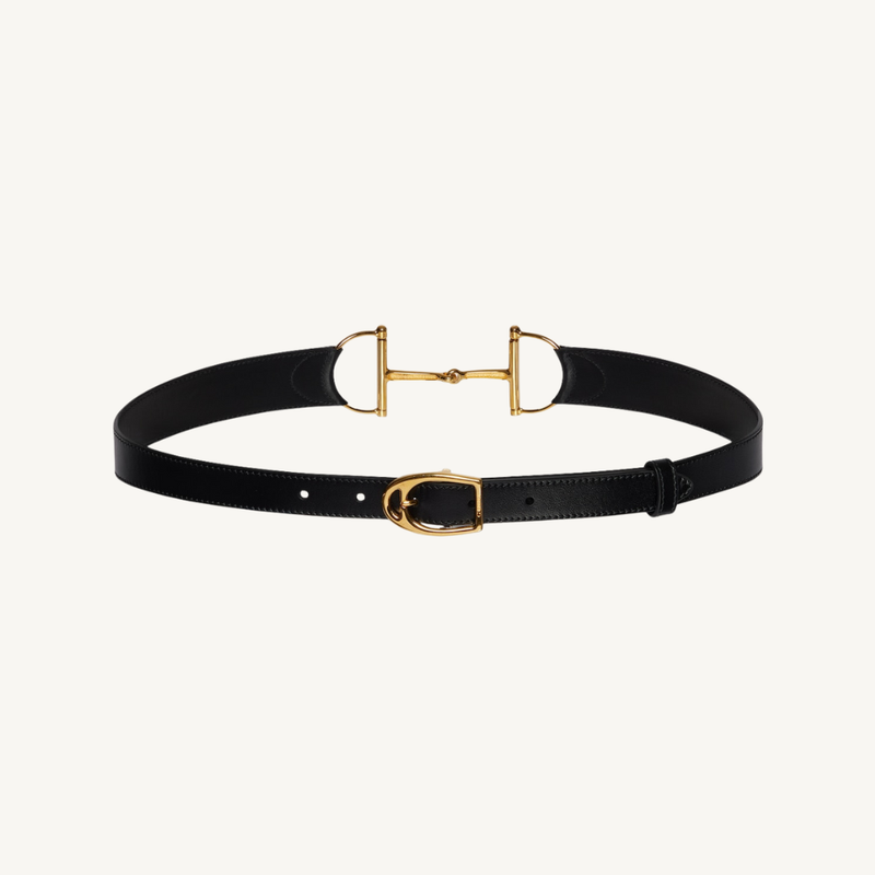 Belt with Oversized Horsebit