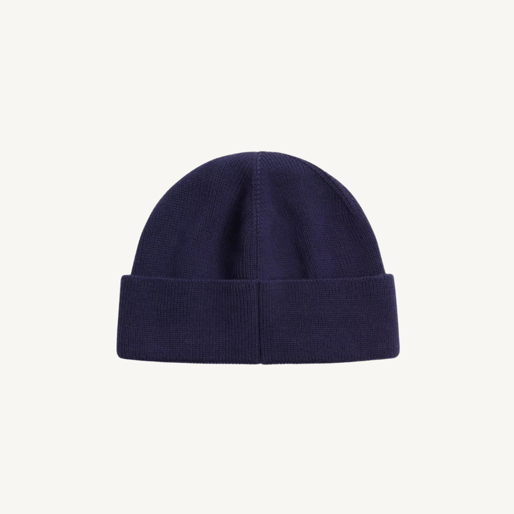 Chez Valentino Knitted Wool Beanie