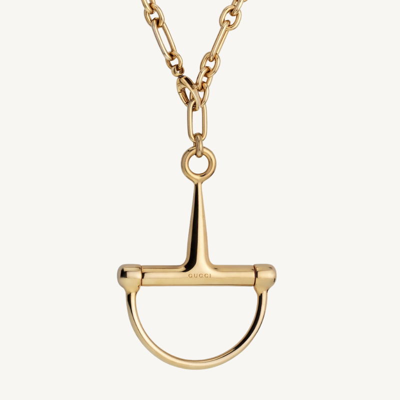 Half Horsebit Necklace