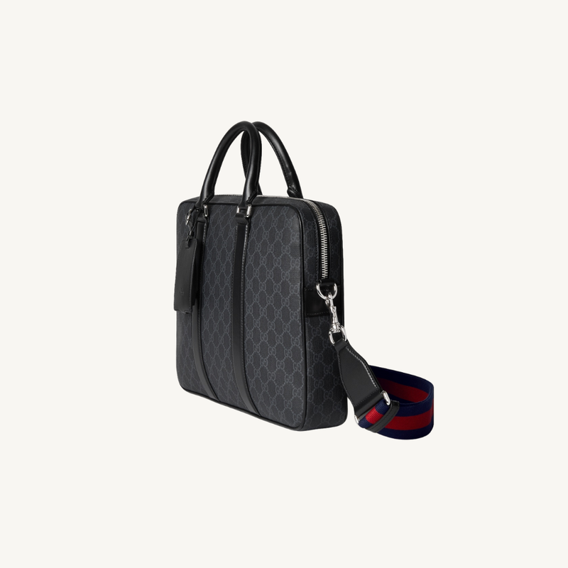 GG Black Medium Briefcase