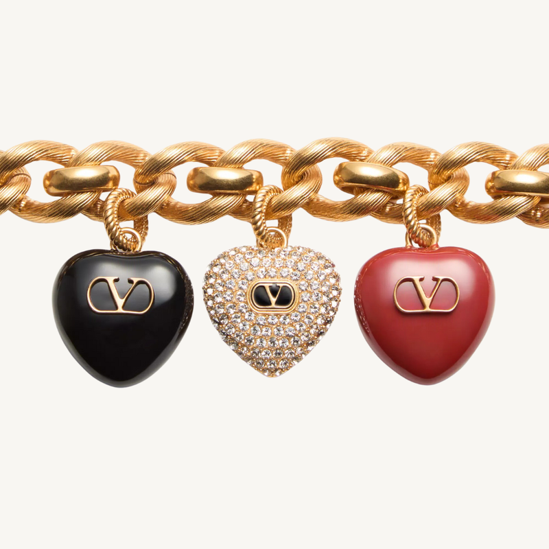 Coeur Royal Metal, Enamel & Swarovski® Crystal Bracelet