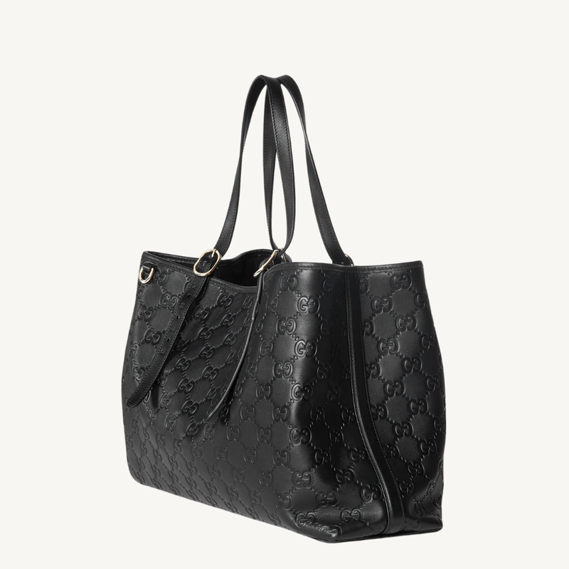 GG Emblem Large Tote Bag
