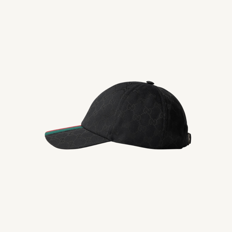 GG Canvas Baseball Hat With Web