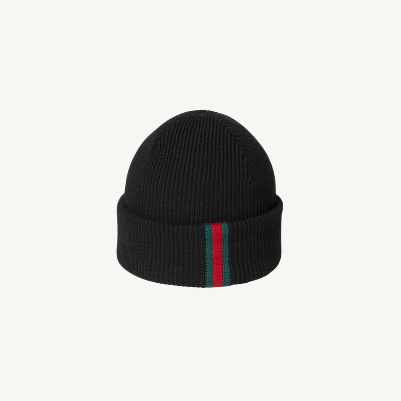 Wool Beanie with Web