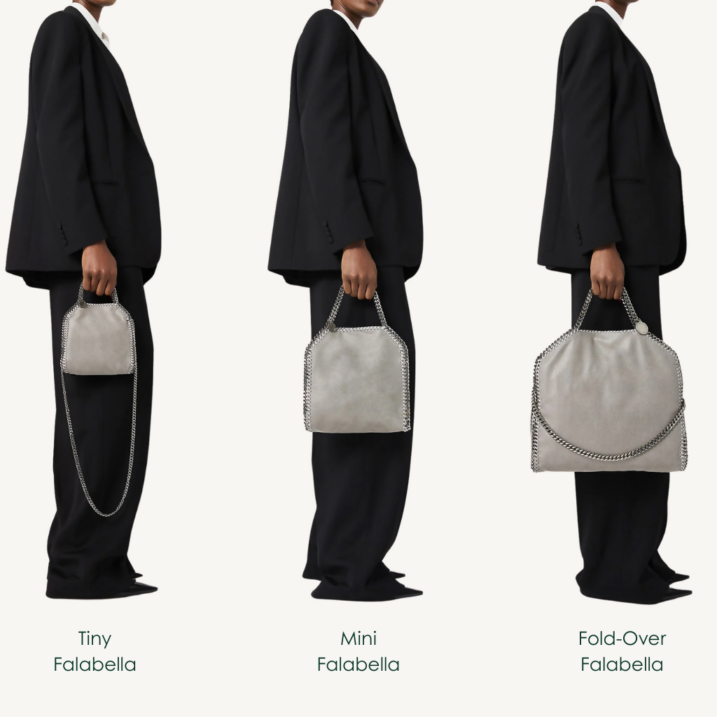 Falabella Suede Tiny Tote Bag