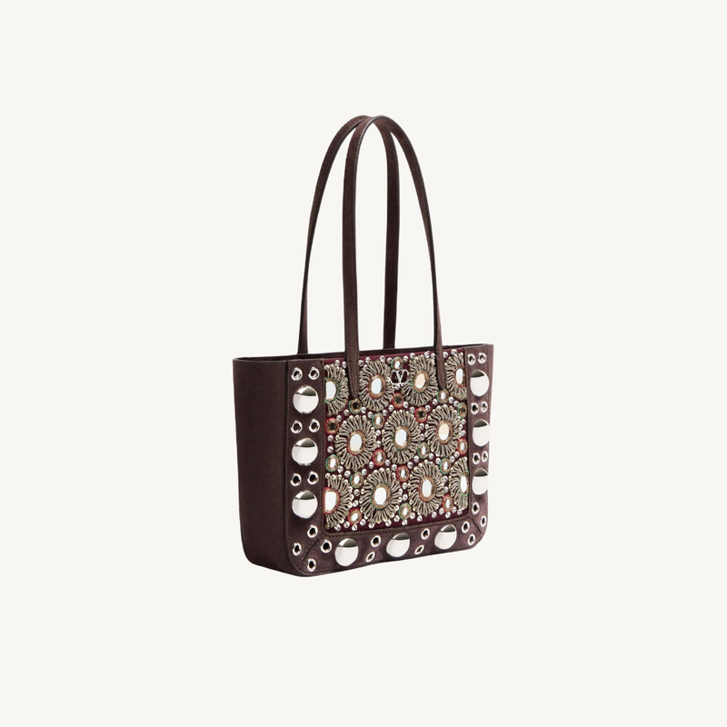 Nellcôte Mini Embroidered Shopping Bag