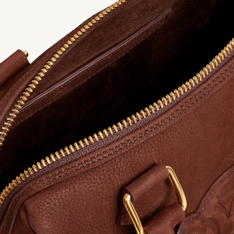 Small Boston Bag In Nubuck