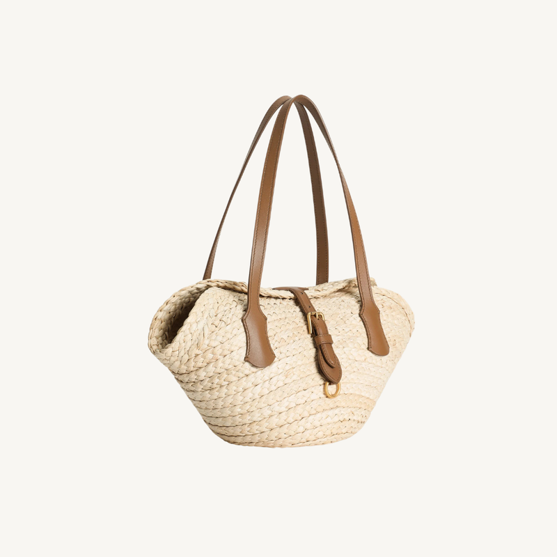 Capri Coffa Bag in Raffia