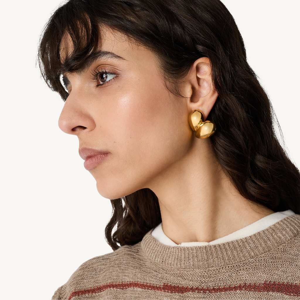 Drop Clip Earrings