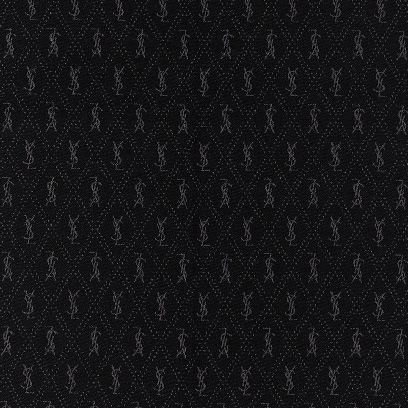 Large Cassandre Scarf in Wool Jacquard, Silk & Cotton Blend