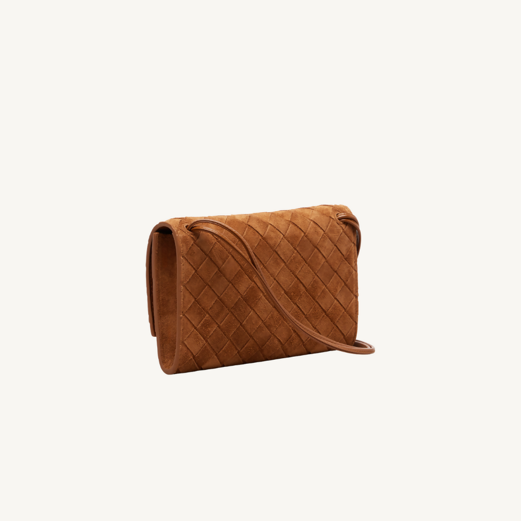 Andiamo Pouch on Strap Suede