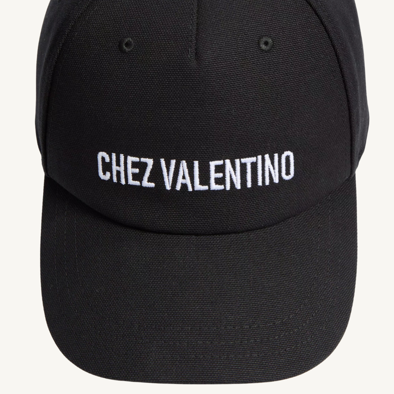 Chez Valentino Cotton Baseball Cap
