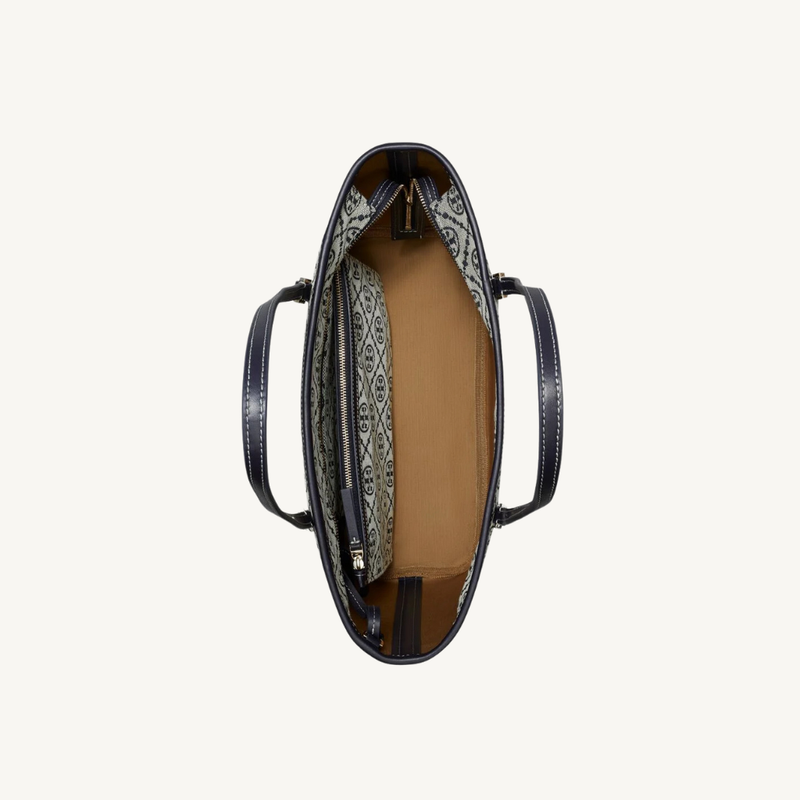 T Monogram Small Zip Tote