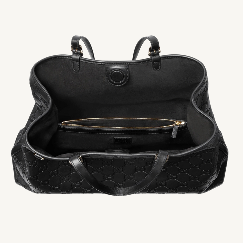 GG Emblem Large Tote Bag