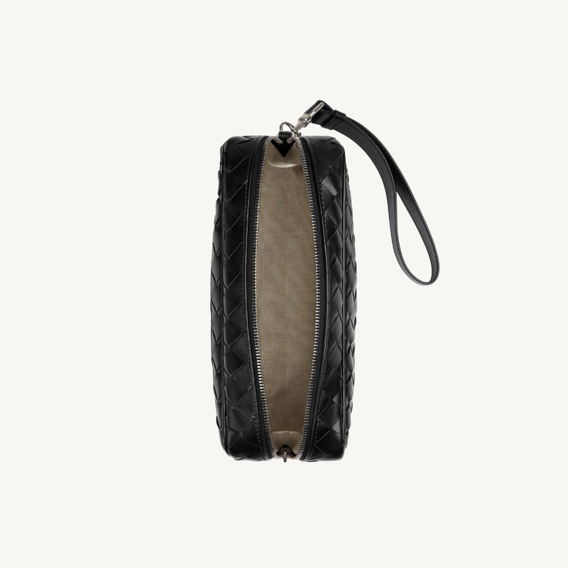 Intrecciato Pouch With Wristlet