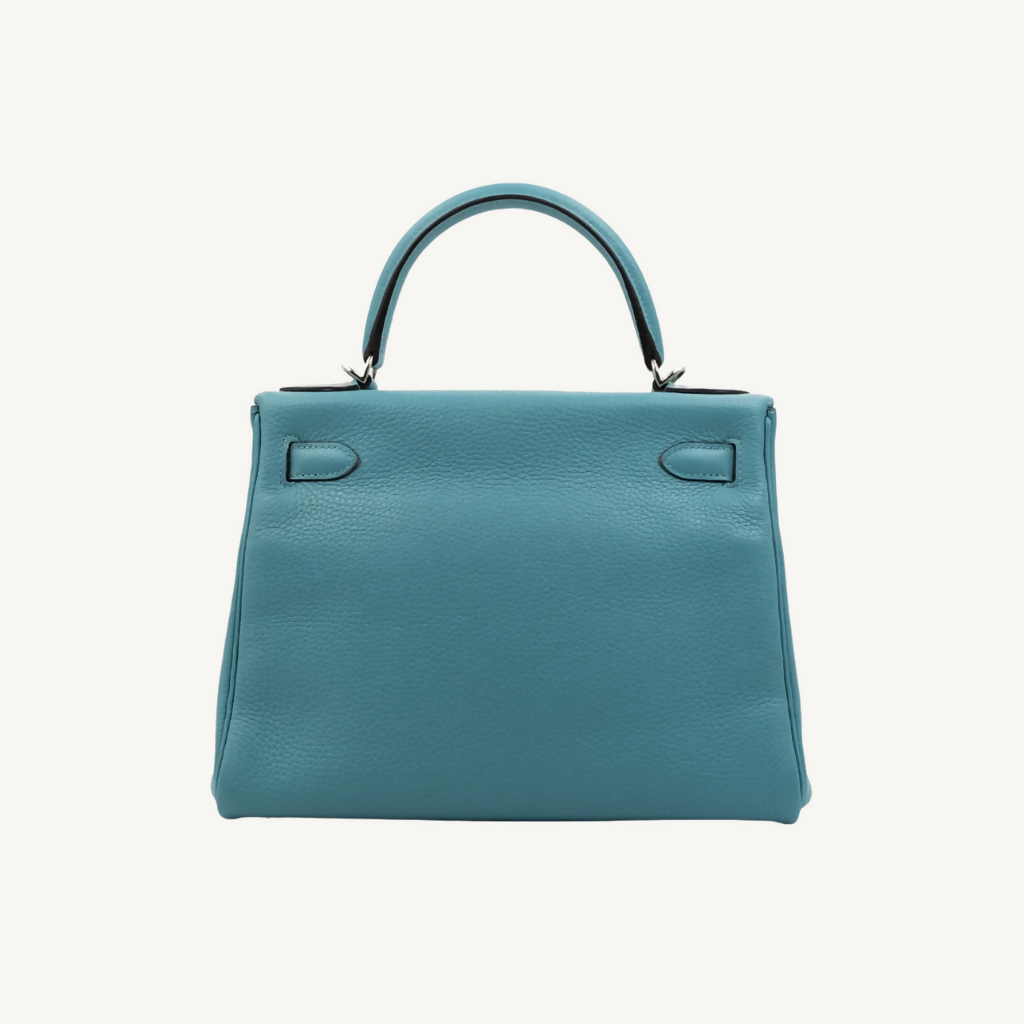 Hermès Kelly 28 Togo Blue Atoll PHW