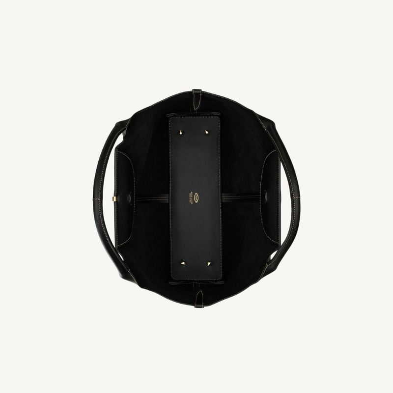 Shopping Bag in Leather Medium-Small