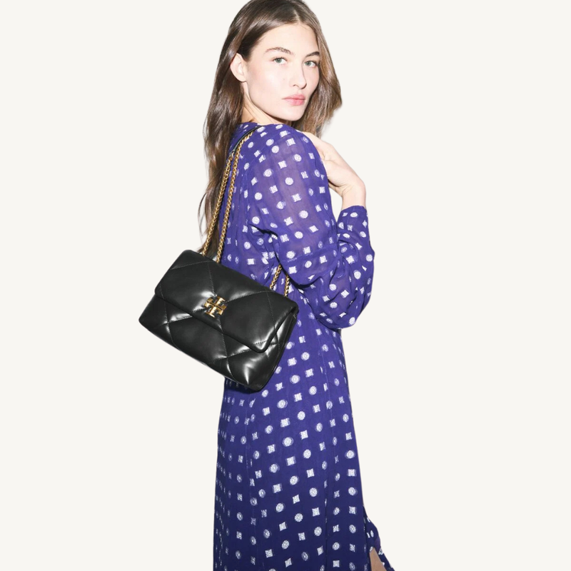 Small Kira Diamond Quilt Shoulder Bag