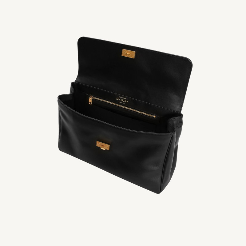 My Sicily Handbag in Plongé Calfskin