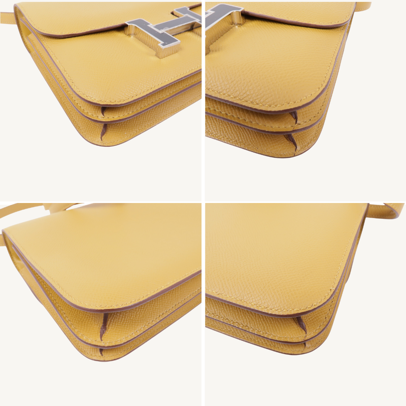 Constance Mini Veau Epsom Sesame Noir PHW