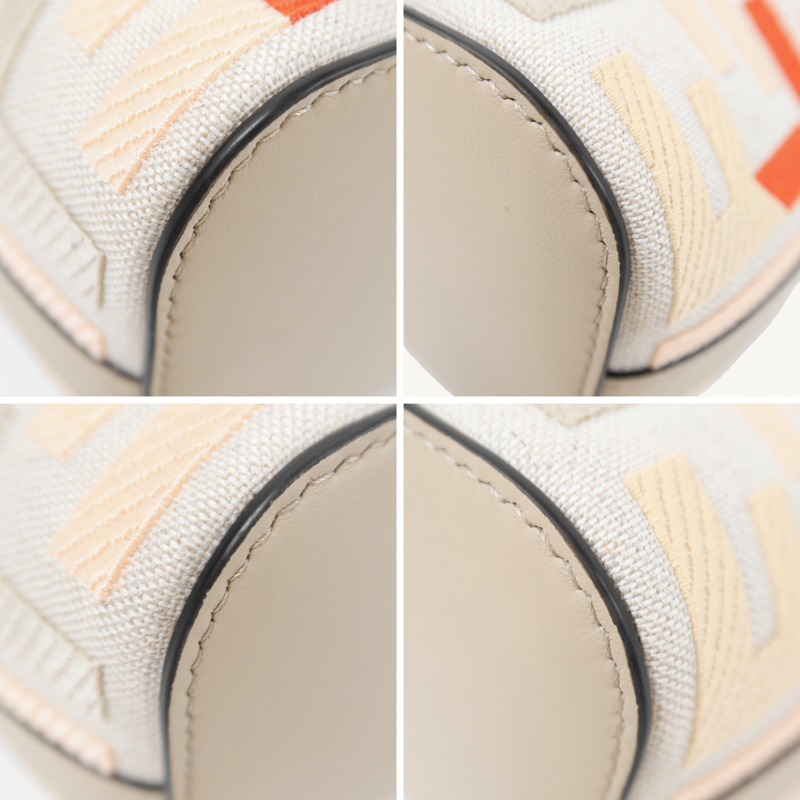 Mini Mon Tresor FF-Jacquard Bucket Bag