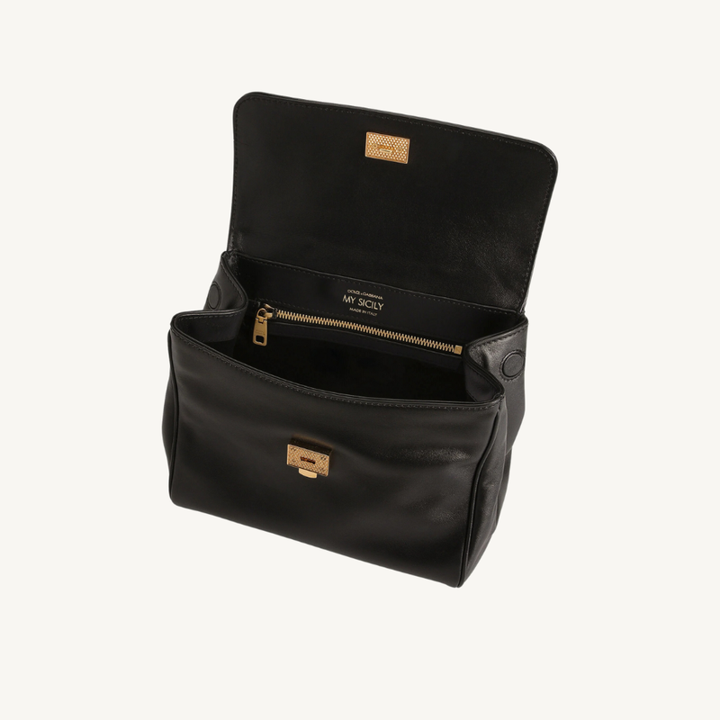 My Sicily Handbag in Plongé Calfskin