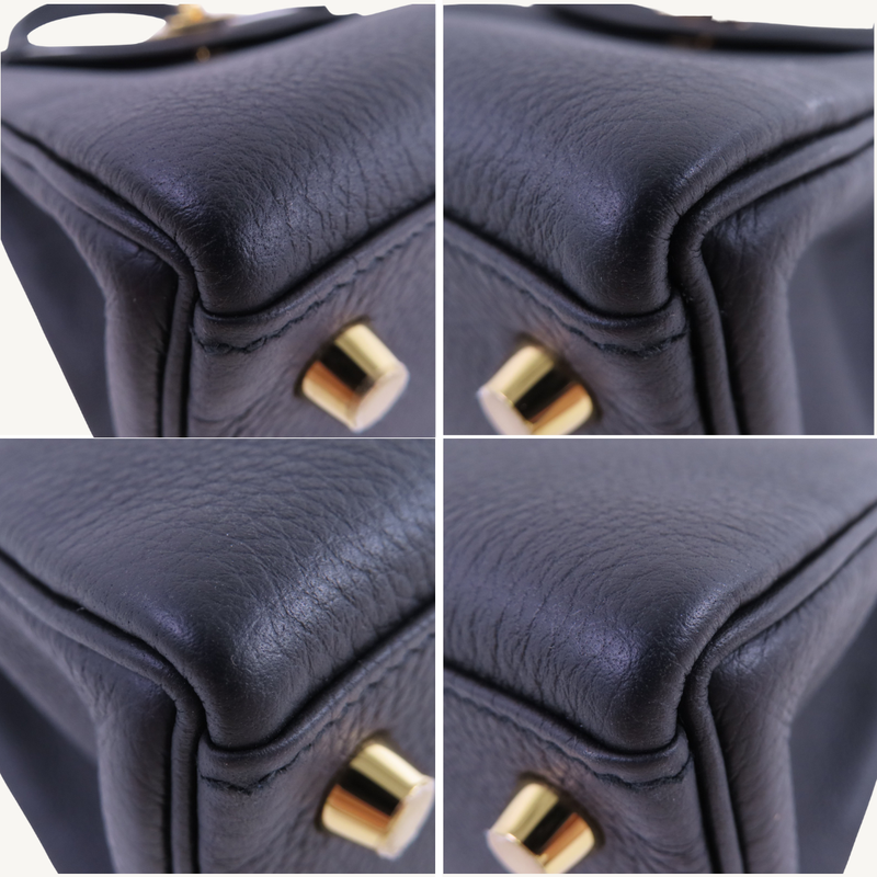 Kelly 25 Togo Noir GHW